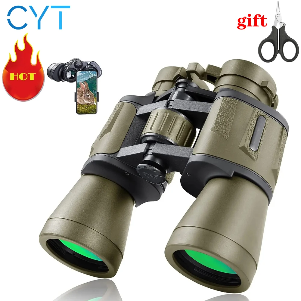 

CYT 20x50 Binoculars Waterproof High-definition Low-light Night Vision Binoculars Adult Children Travel Hunting And Stargazing