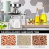 Manual Oil Press Machine Household Seed Oil Press Extractor Peanut Nuts Oil Expeller for Physical Press and Continuous Expelling 2