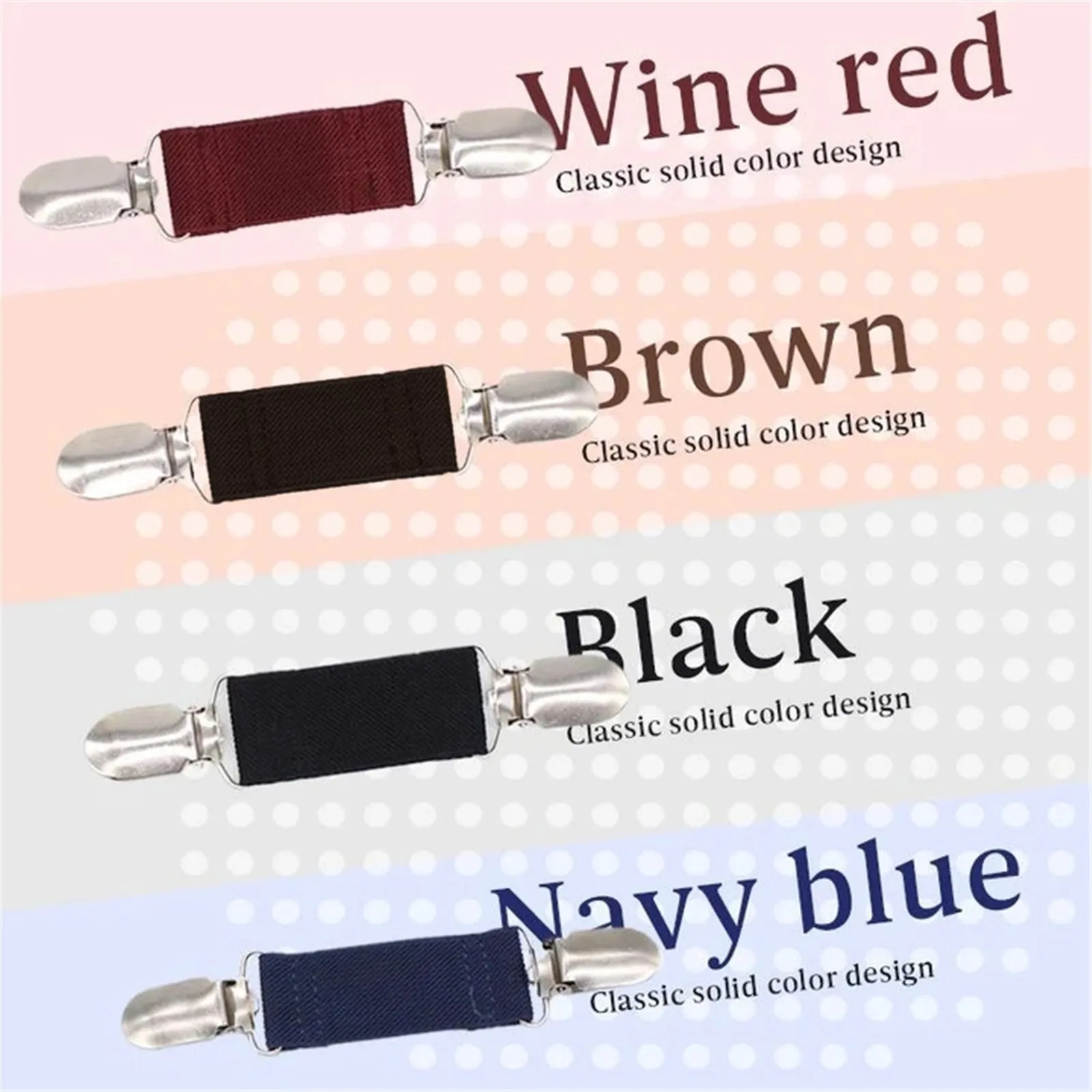 Adjustable Stretch Waist Belt Flat Buckle Female Fashion Clothes Fixing Buckle Non-slip Fixing Button Clothes Anti-falling Clips belt buckle,clothes clips