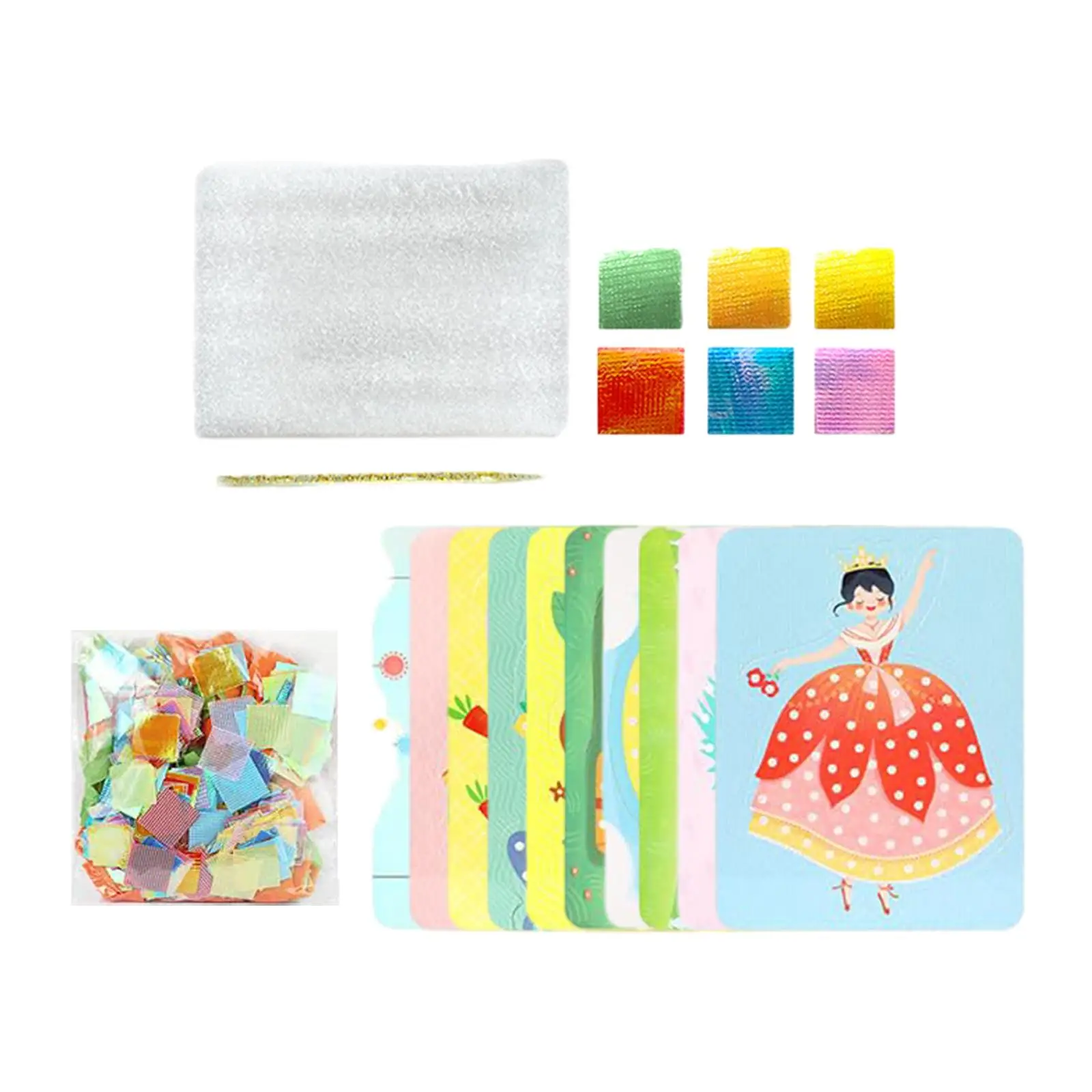 

Princess Dress up Activity Books Change Costume Game DIY DIY Making Clothes