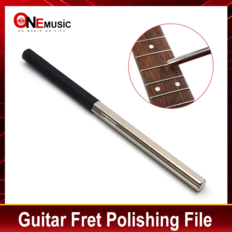 Guitar Fret Tools Crowning File Fret Dressing File with 3 Size Edges