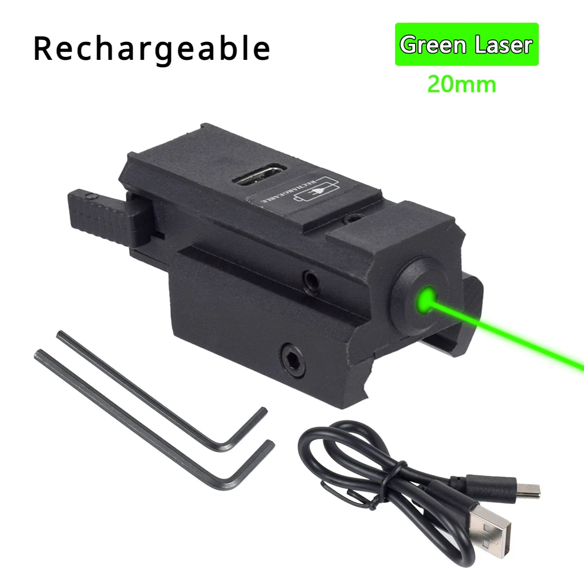 REALCERA レーザーサイト 20mm グリーン REALCERA レーザーサイト 20mm グリーン 【公式通販】