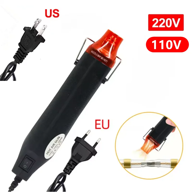 Hot Air Gun 300W Electrical Mini Heat Tool for DIY Craft Embossing Shrink Wrapping PVC