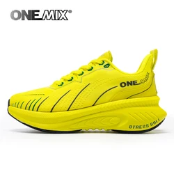 Unisex Air Cushion Road Running Shoes - Lightweight Outdoor Sport Trainers - 7 (Yellow)