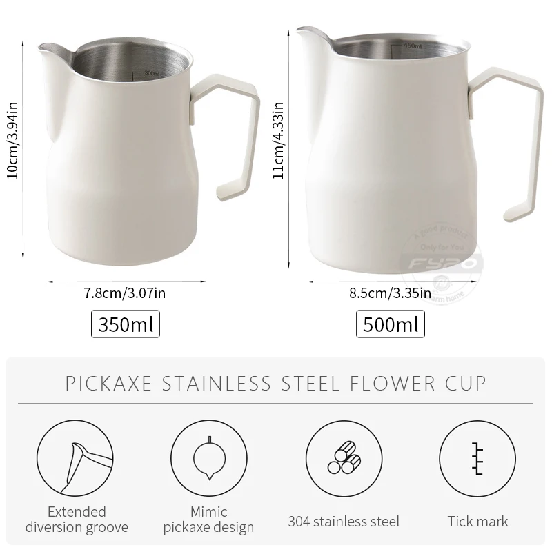 Stainless Steel Coffee Milk Frothing Pitcher  Stainless Steel Frothing Cup  - Milk Frothing Pitcher - Aliexpress