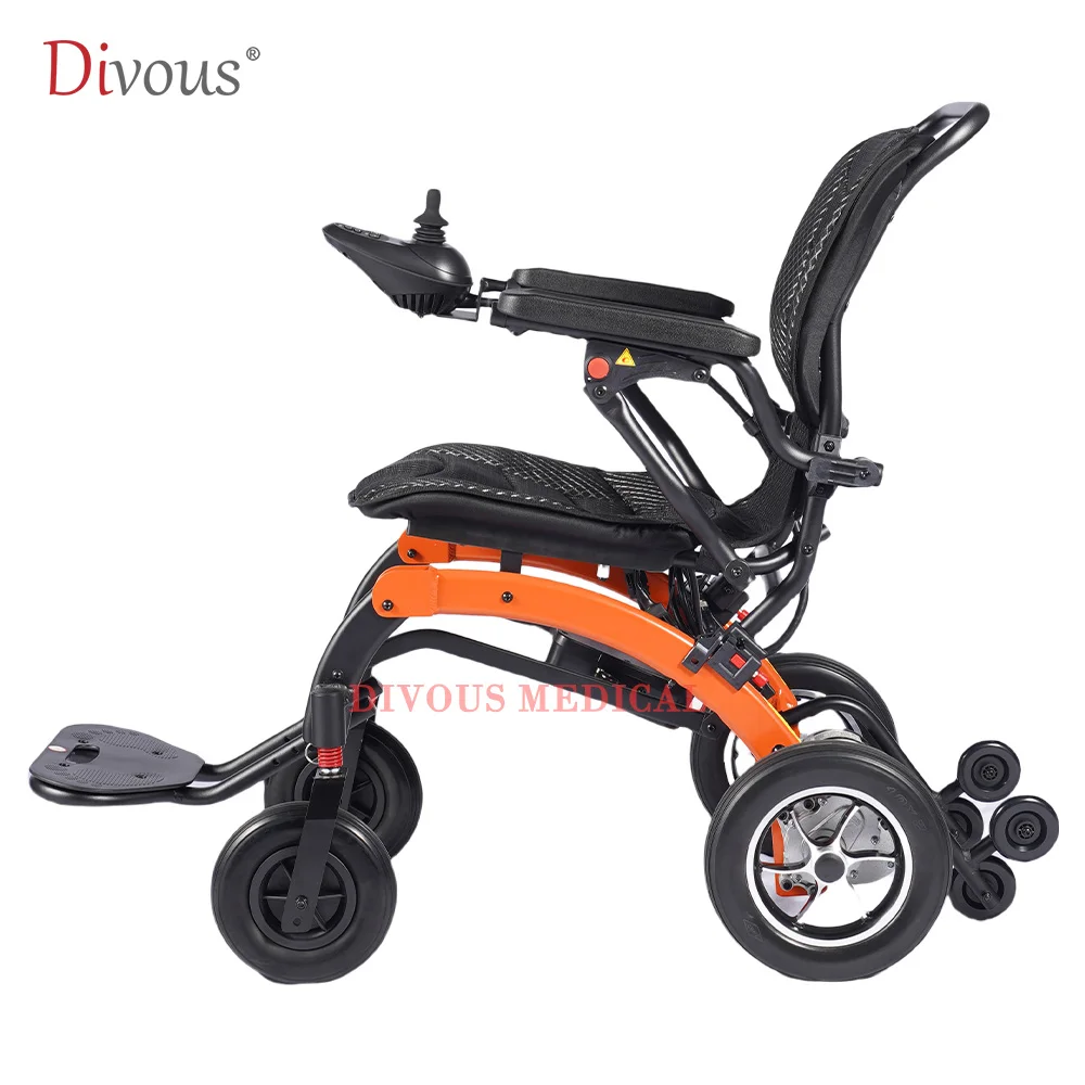 New Design Lightweight Folding Handicapped Travel Plane Electric Wheelchair For disabled wheelchairs Baby stroller