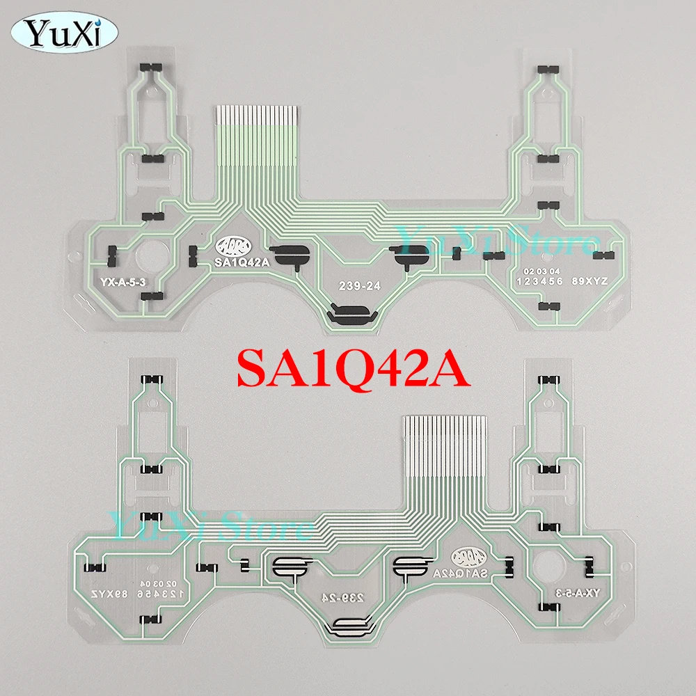 Lot De 4 Films Conducteurs Pour Manette PS2 - Connecteur 18 Broches, Référence SA1Q42A - Remplacement De Câble Ruban
