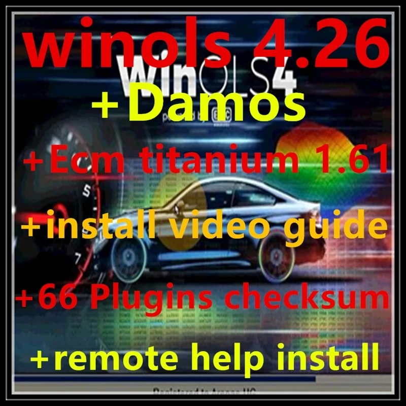 

2022 hot Winols 4.26 With 66 Plugins And Checksum+ ECU Remapping lesson+ install video guide+ programs + New Damos File 2020