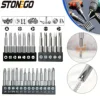 STONEGO 13/7/5Pcs  Special shape drill bit set, hexagonal socket for power tools, appliance repair drill screwdriver accessories 2