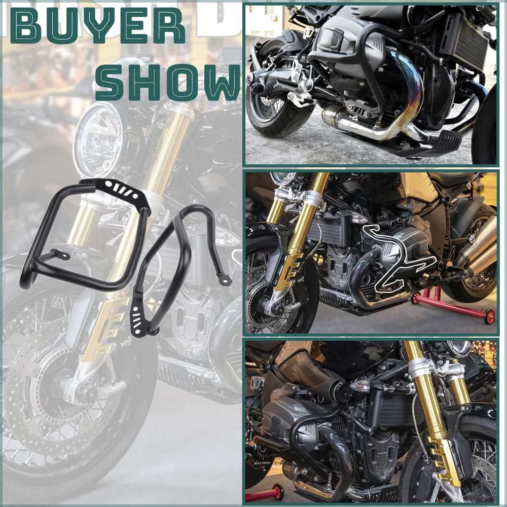 R Nine T Engine Guard Bumper for BMW R9T 2014-Motorcycle Crash Bar Body Frame Protector Pure Racer Urban G S Accessories motorcycle accessories