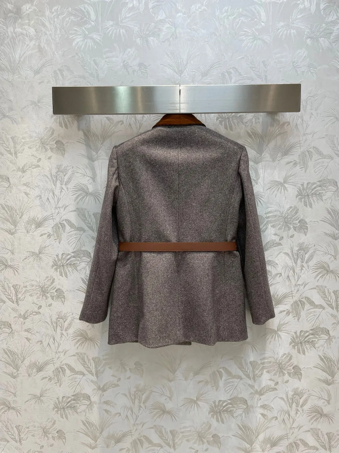

New Autumn/Winter Vintage Corduroy Mid-Length Blazer With Belt