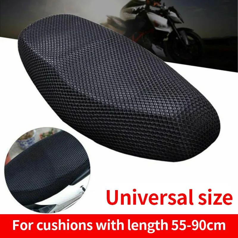 Funda De Asiento Para Moto 3D - Malla Transpirable, Antideslizante, Para Asiento Caliente