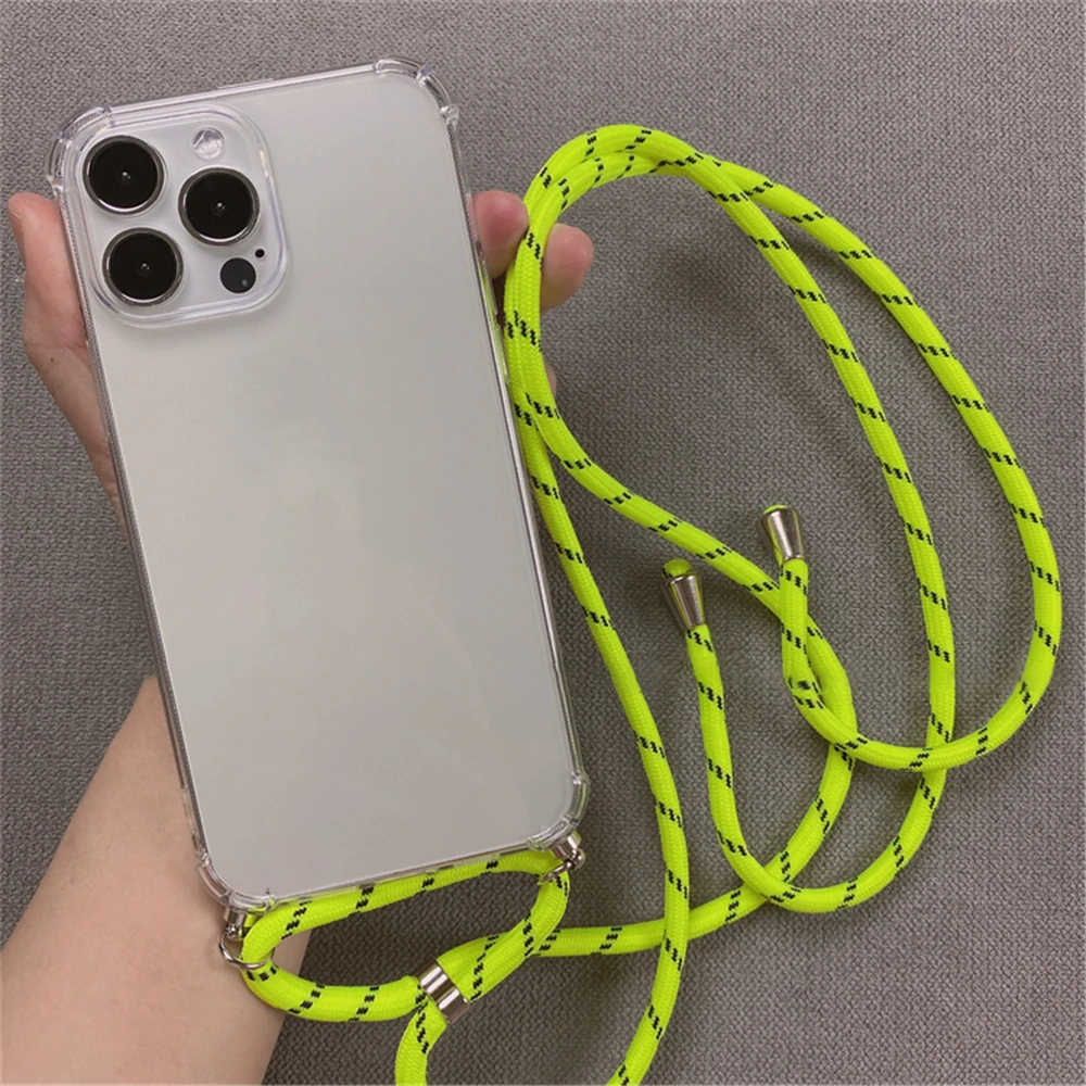 For iPhone 17 16 15 14 ProMax Crossbody Necklace Cord Lanyards