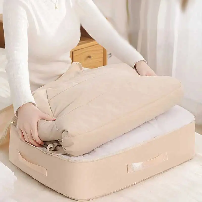 Ultra Space-Saving Self-Compression Organizer Duvet Clothing Storage Bag Large Capacity Closet Cabinet Organizer Storage Pouch storage bag clothes storage bag foldable storage bags quilt storage bag clothes storage box vacuum storage bags clothes organizer clothes storage organizer foldable storage bag bed storage bag