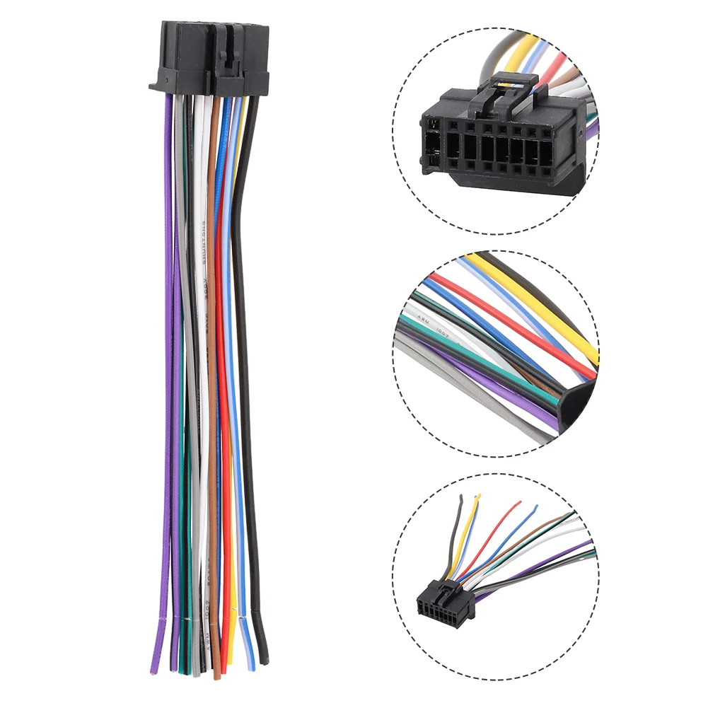 

Radio Wiring Pioneer Radio Harness Plug Conector 16-Pin Car Connector For Pioneer Harness Radio Stereo Brand New