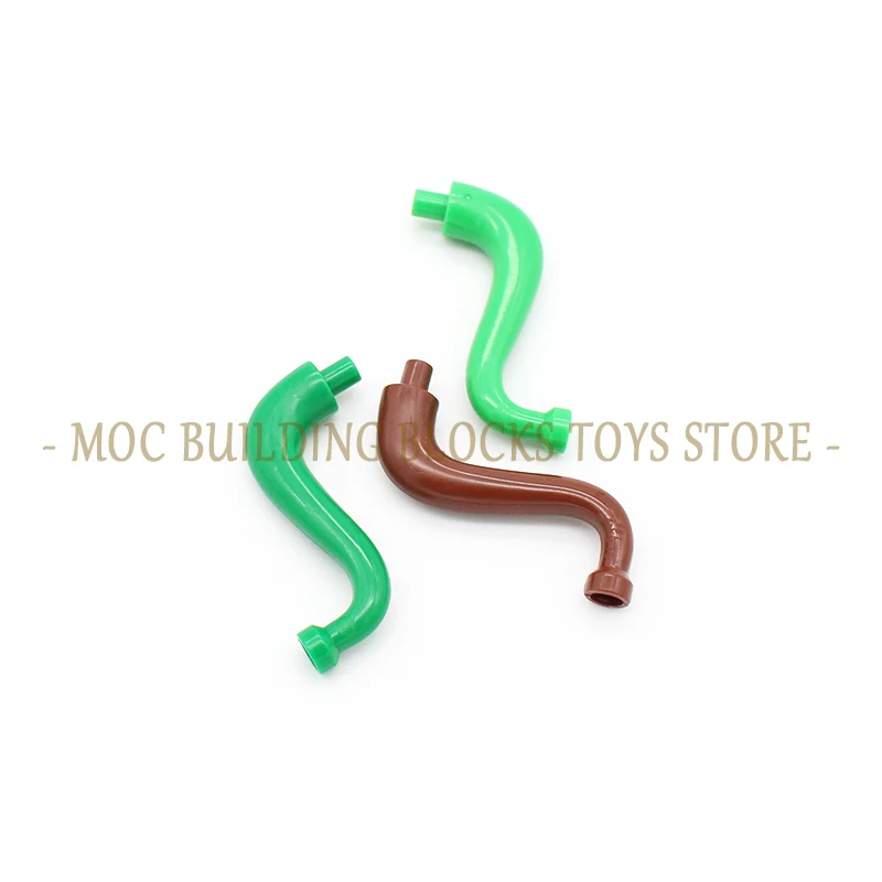 

MOC Parts 43892 Elephant Tail/Trunk with Bar End Cirrus Timbo Building Block Brick Garden Plants Jungle Creativity Education Toy