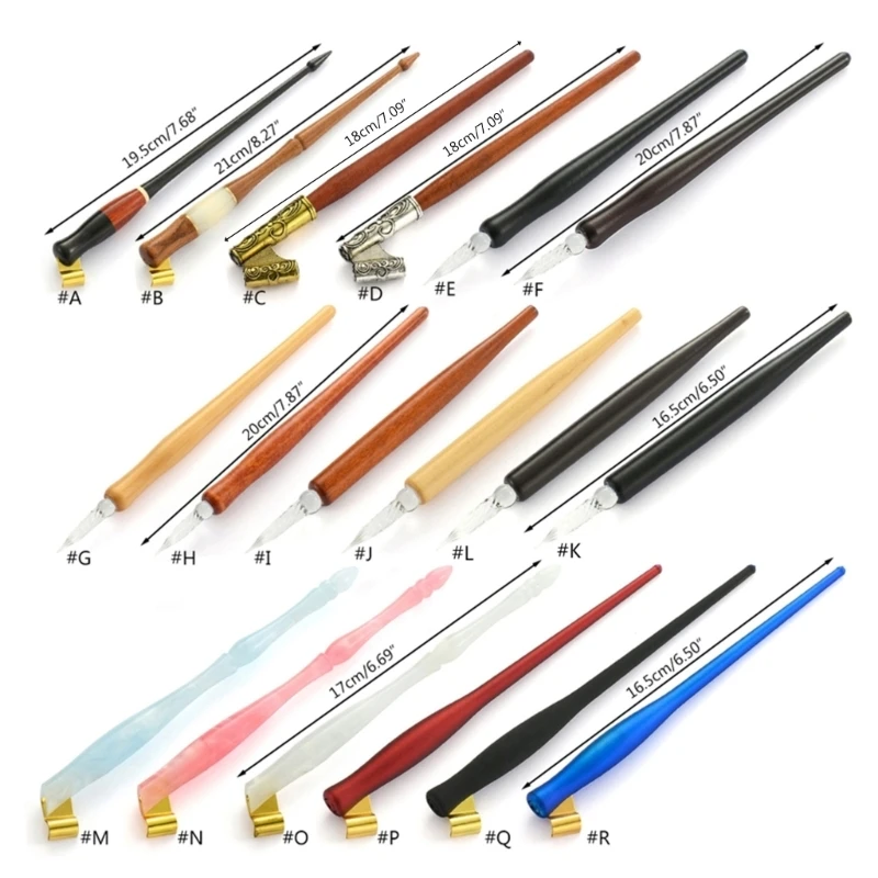 Professional Gothic Pen Dip Pen Calligraphy Oblique Dip Pen Holders Handles Pen Nibs for Calligraphy Writing Pen images - 6