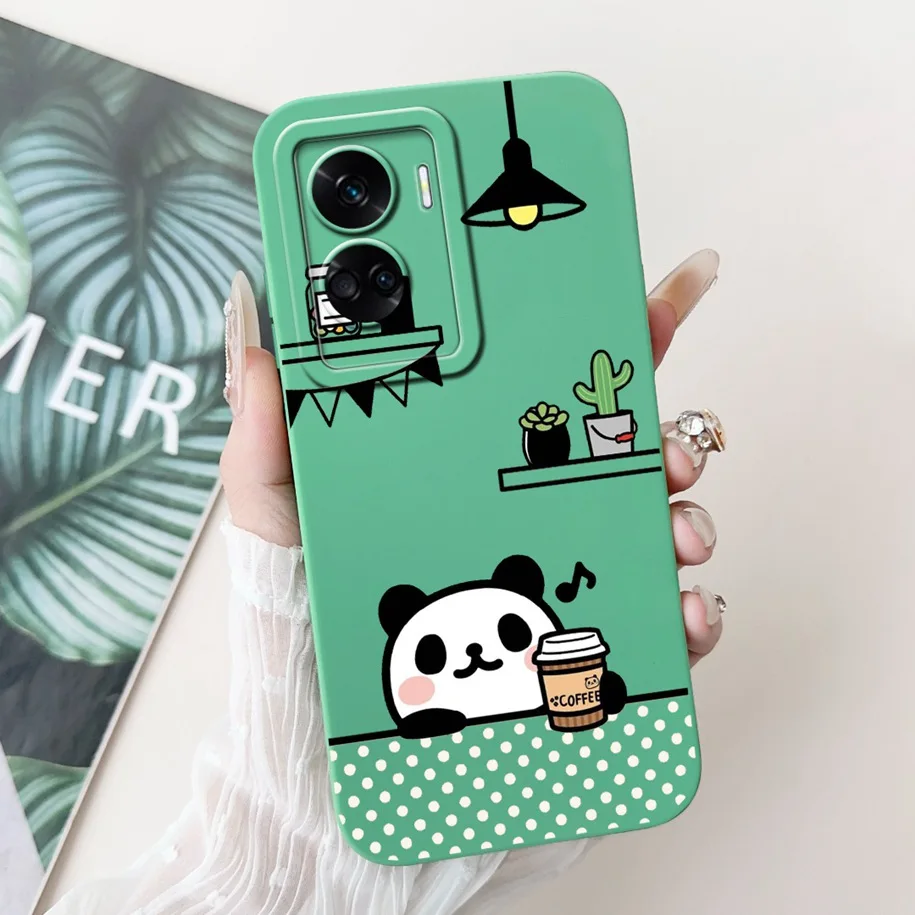 Shockproof Soft Liquid Silicone Phone Case with Popular Flower Design