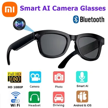 Xiaomi AI Smart Glasses HD 1080P Fotocamera Occhiali da sole polarizzati Videocamera Videoregistratore Sicurezza Sport DVR Videocamera di sorveglianza