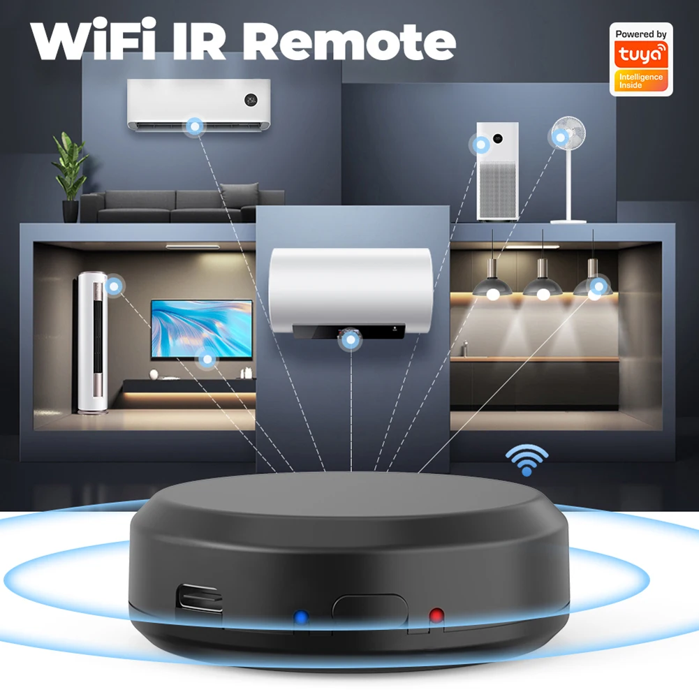 Telecomando Tuya Wifi Ir Telecomando Universale Intelligente A Infrarossi Per Tv Ac Dvd Supporta L'App Tuya/ Smart Life Per Alexa Google Home