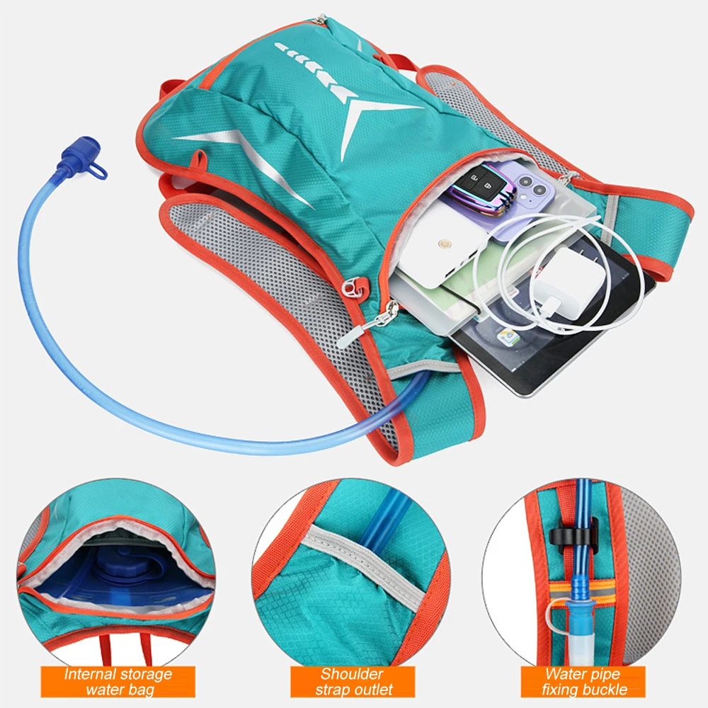 Hydration Backpack Multipurpose Hiking Backpack Insulated Hydration Pack for Hiking Cycling Water Bladder Purchase Separately