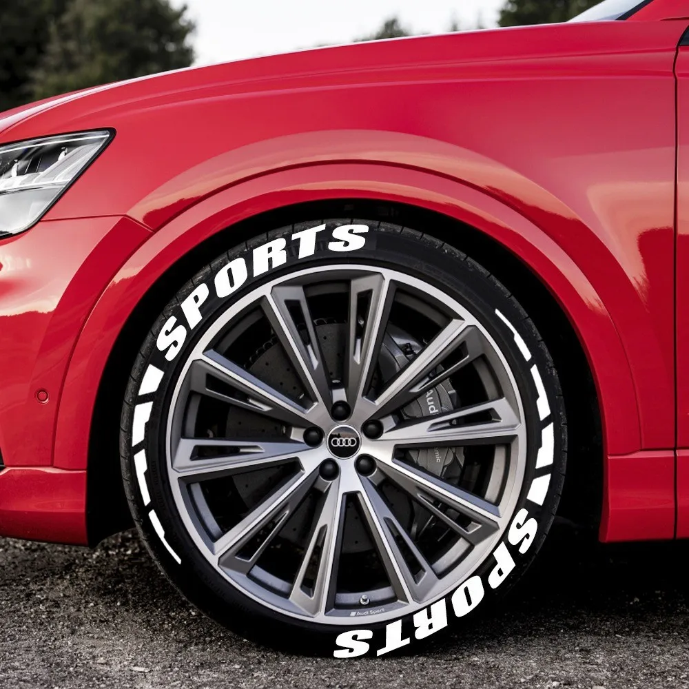 3D Car Tire Stickers 3