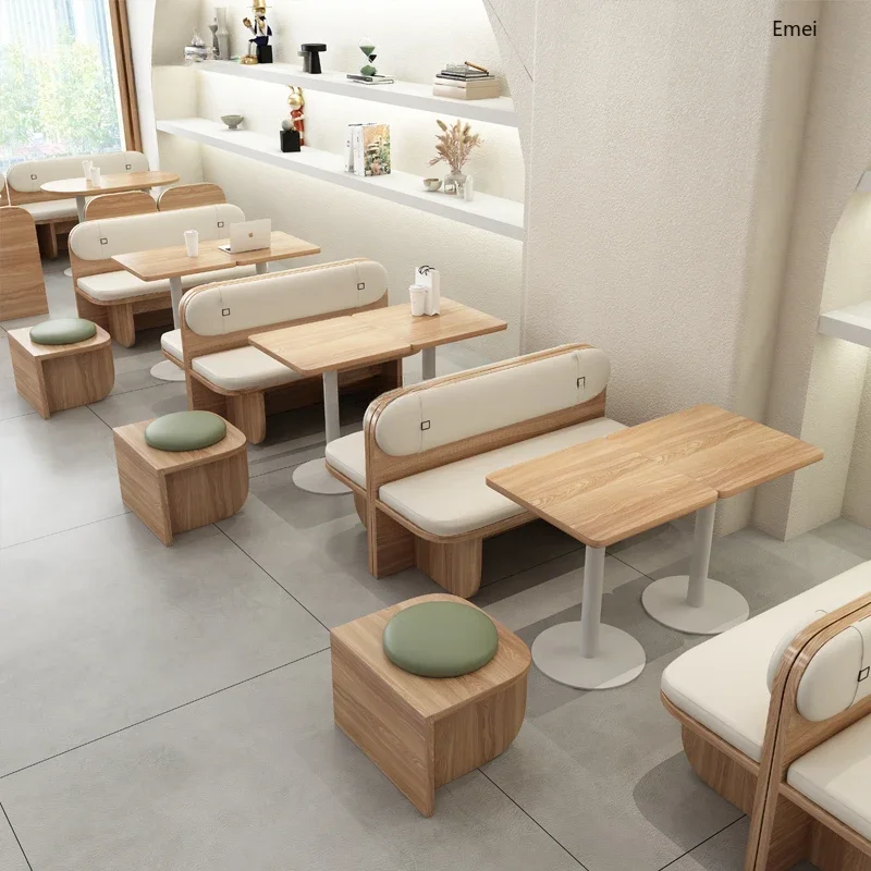 Milk Tea Shop Coffee Shop Dessert Deck Sofa Library Rest Area Negotiation Small Sofa