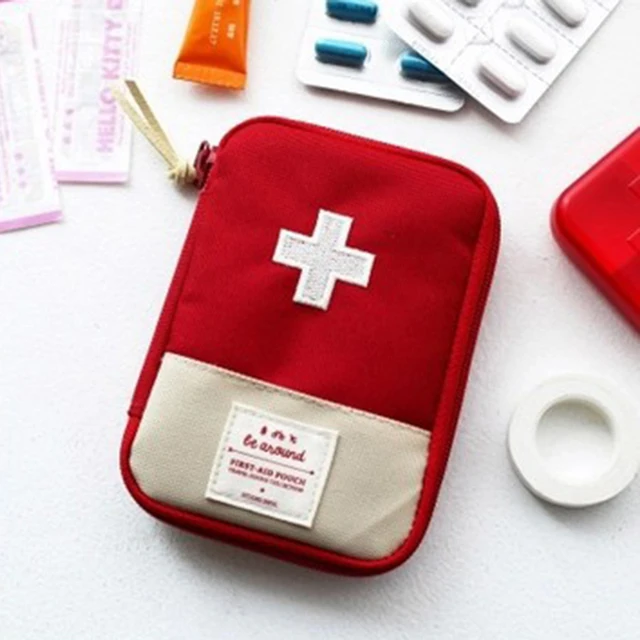 Mini Portable Medicine Bag Travel First Aid Kit