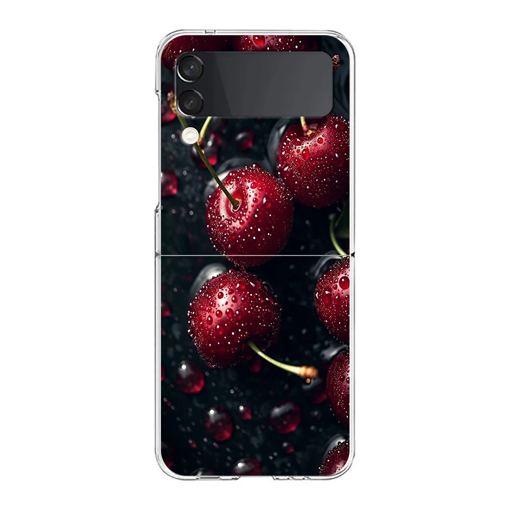 Cherries Cherry Fruit Hard Clear Phone Bumper Case