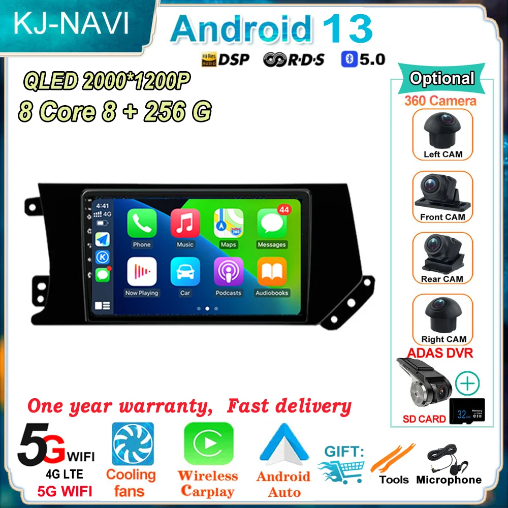 

9 Inch QLED Screen Car Radio for GREAT WALL Hover Haval F7 F7X 2019 - 2020 Player Android 13 Head Unit Carplay Stereo Auto