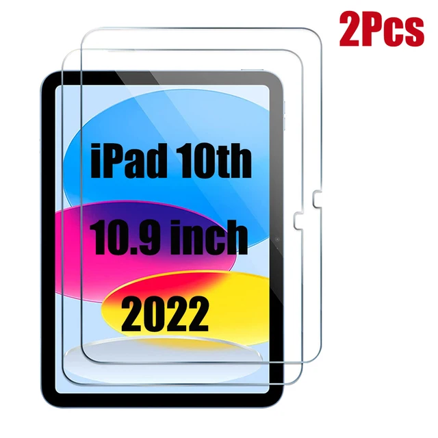 Premium Tempered Glass Screen Protectors (2-Pack) for Tablets - Enhanced Clarity and Protection