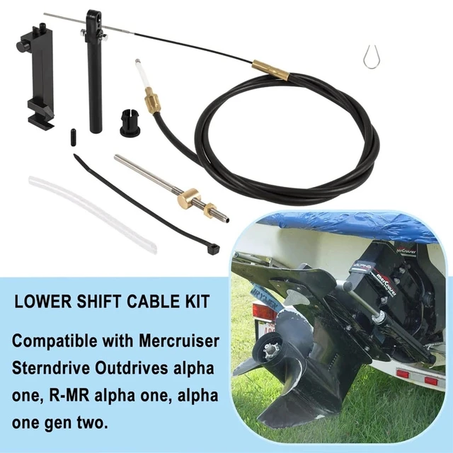 Marine Tools Lower Shift Cable Assembly Kit 865436A02 Perfectly  