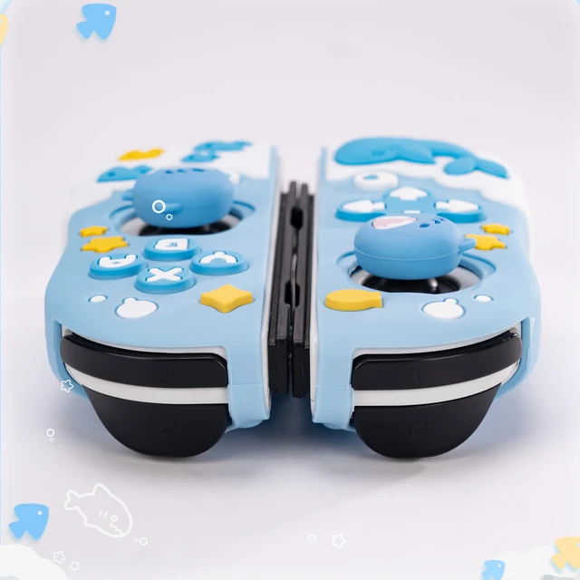 Geekshare Thumb Grips GeekShare 4PCS Cute Shark Thumb Grip Caps