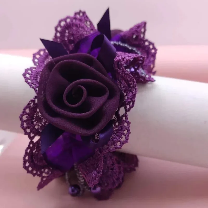 Elegant Pearl Flower Hair Scrunchie - Stylish Korean Hair Accessory