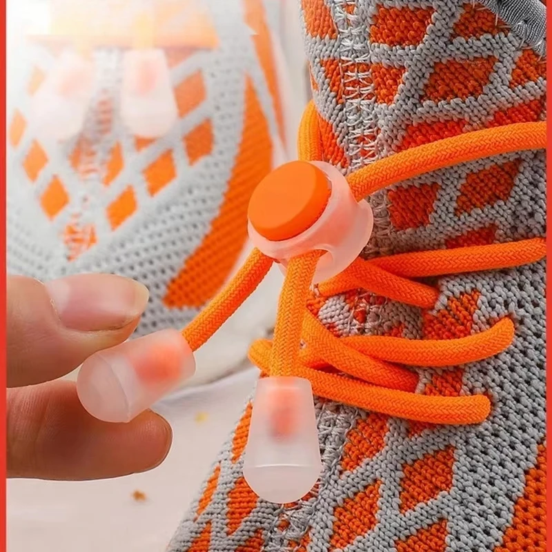 Elastic laces spring lock shoelaces no tie shoeace kids adult quick shoe laces one size fits all shoes lazy quick shoe shoelaces without ties elastic shoelaces elastic shoe laces shoe accessories