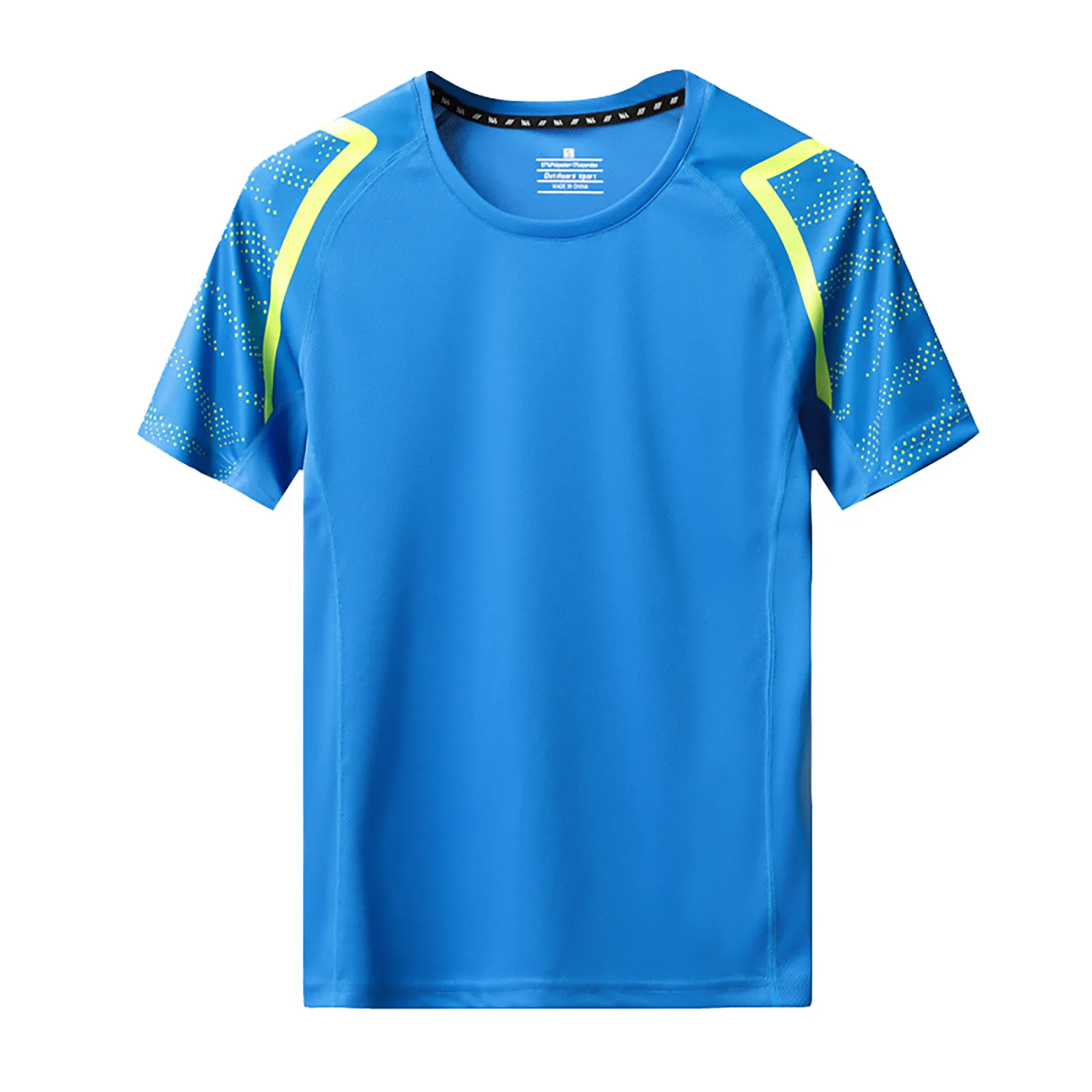 

Men's Running Fitness Shirt Breathable Suitable For Wet Sweat Short Sleeved Mesh Sports T Shirt Aesthetic Men Clothes
