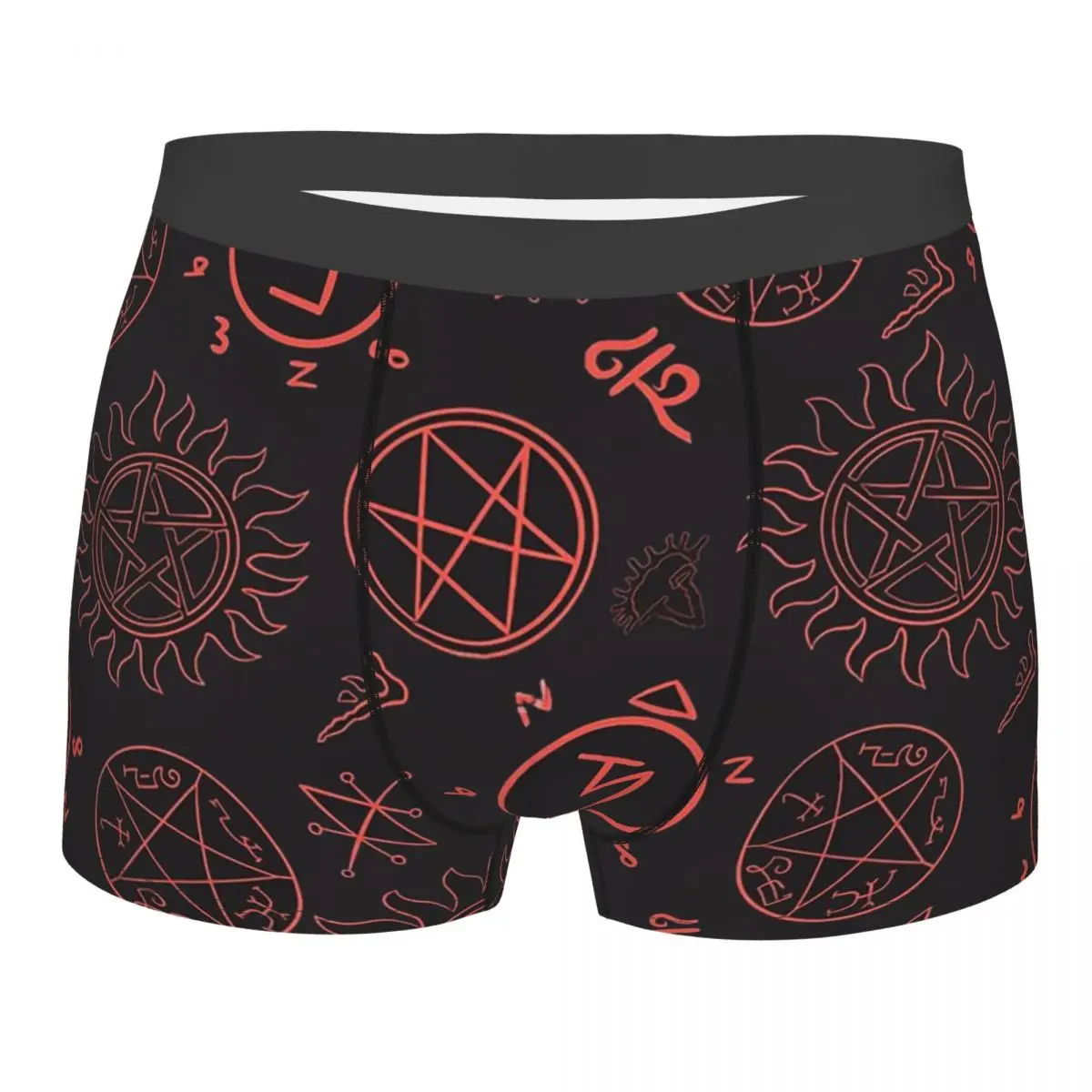 

Sigils Supernatural Underpants Homme Panties Male Underwear Sexy Shorts Boxer Briefs