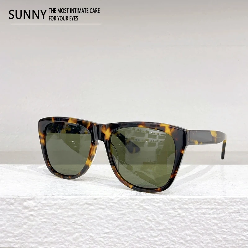 

Luxuy Brand GG1345S Acetate Tortoise Sunglasses Square Vintage UV400 Outdoor Large Eyeglasses Retro Sun Glasses For Men Women