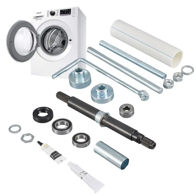 

Washing Machine Bearing Shaft Tool Kit Washer Tub Bearing Set Washing Machine Accessories For Noise Vibration UL/OL Error