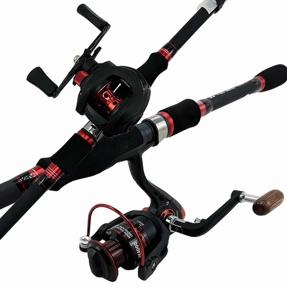 Jigging Baitcasting Combo Fishing Rods and Reels Suitable for  Freshwater/Seawater 1.8M 2.1M 2.4M 2.7M Casting 7.2 1 Gear Reel - AliExpress