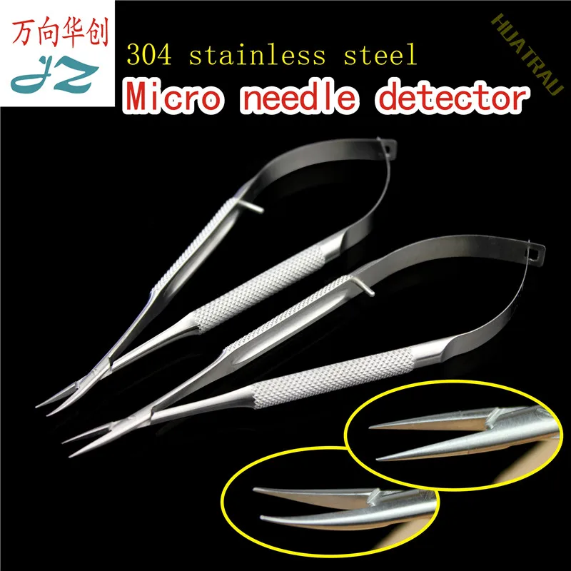 

Микроскопические иглы JZ с медицинским замком, зажим для тонких игл, хирургические инструменты «Братство», прямые изогнутые иглы