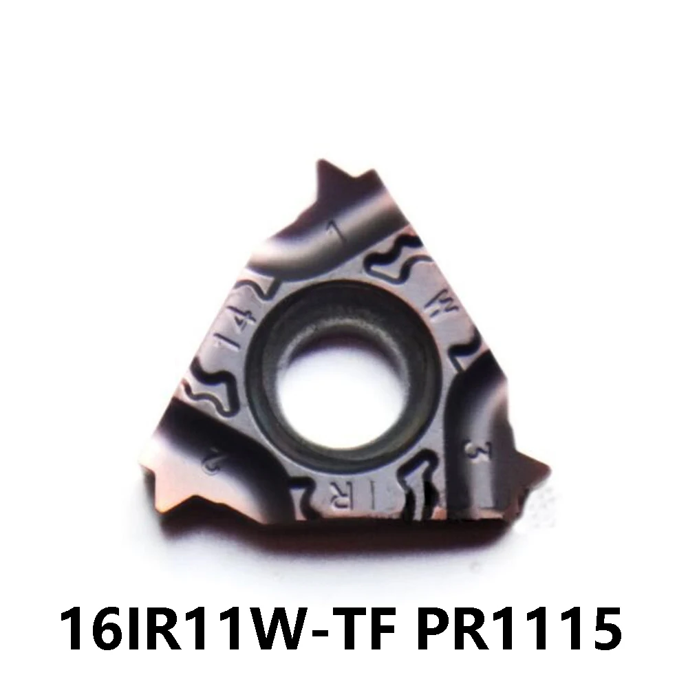 

Оригинальный 16IR11W-TF 16IR14W-TF PR1115 Резьбовая фреза держатель инструменты внешние вставки 55 полный профиль Whitworth правшей 11 W