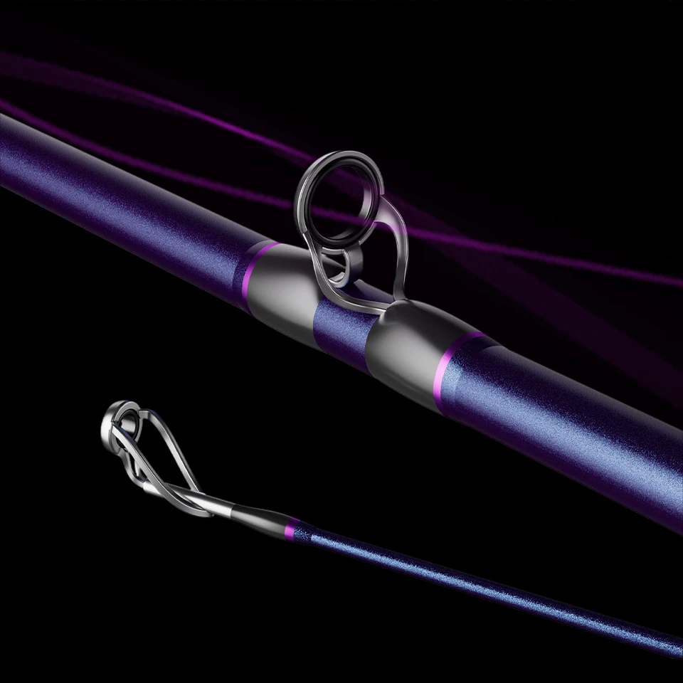 KastKing Royale Legend III 카본 스피닝 캐스팅 낚싯대, 배스 파이크 낚시용 베이트 캐스팅 로드, 2.13m, 2.4m 