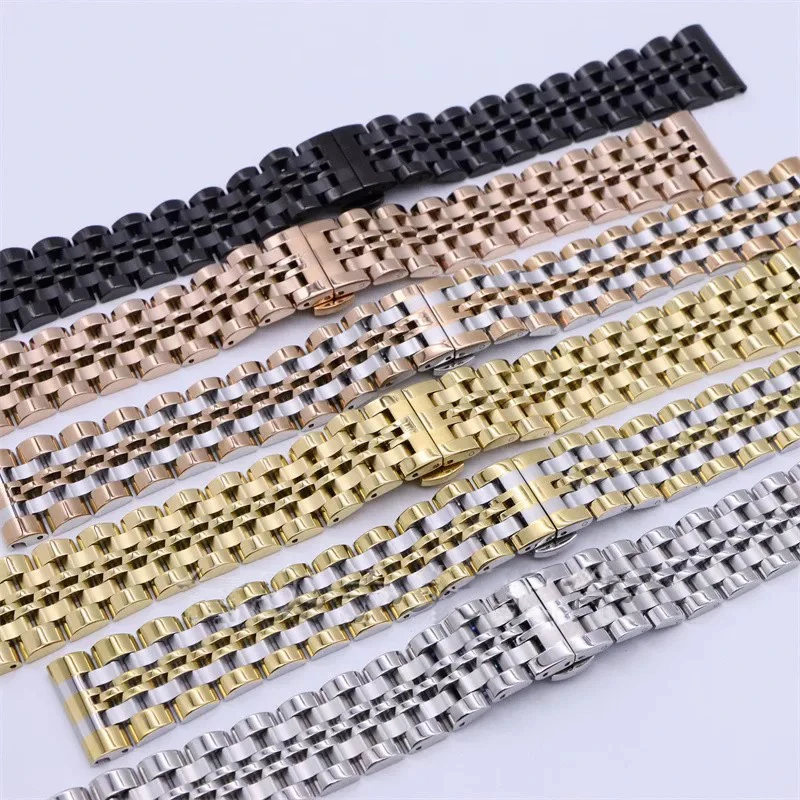 Premium Solid Stainless Steel Watch Strap Replacement Bracelet