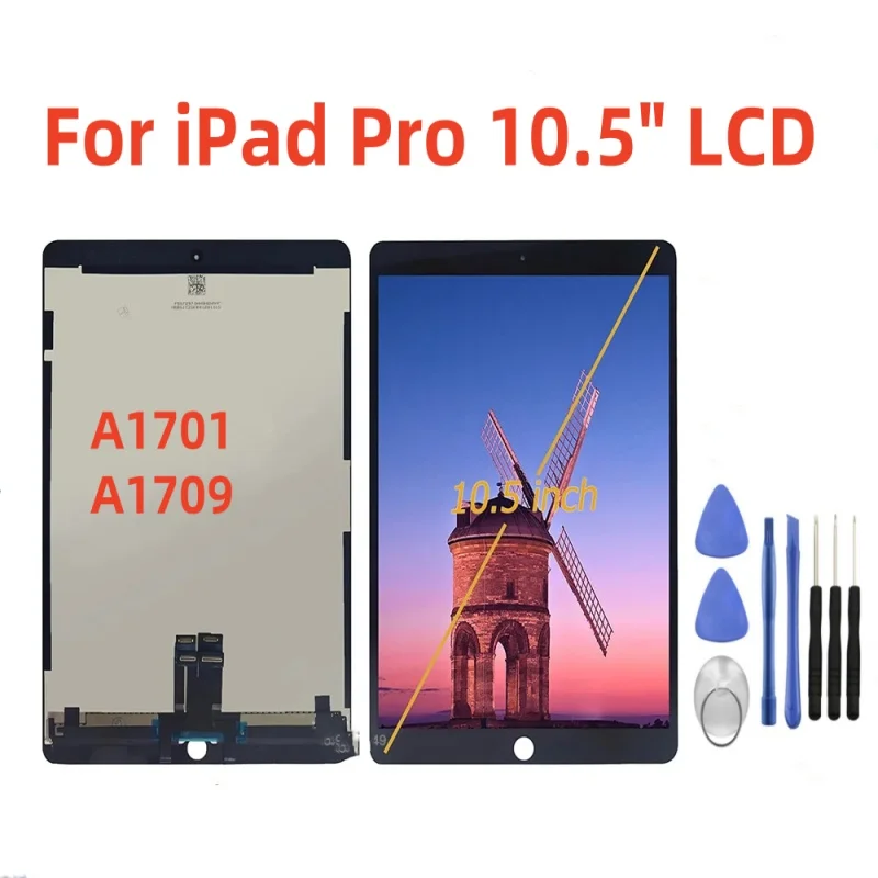 thumbnail image 2 of Original LCD For IPad Pro 10.5 1st Gen A1701 A1709 LCD Display With Touch Screen Digitizer Tablet Assembly Replacement I.849190845 2 of 13