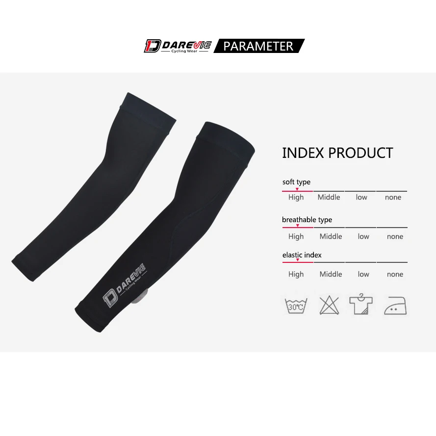 1 Pair Cycling Arm Sleeves High Elastic Outdoor Riding Fishing Driving Basketball 50 SPF UV Protect