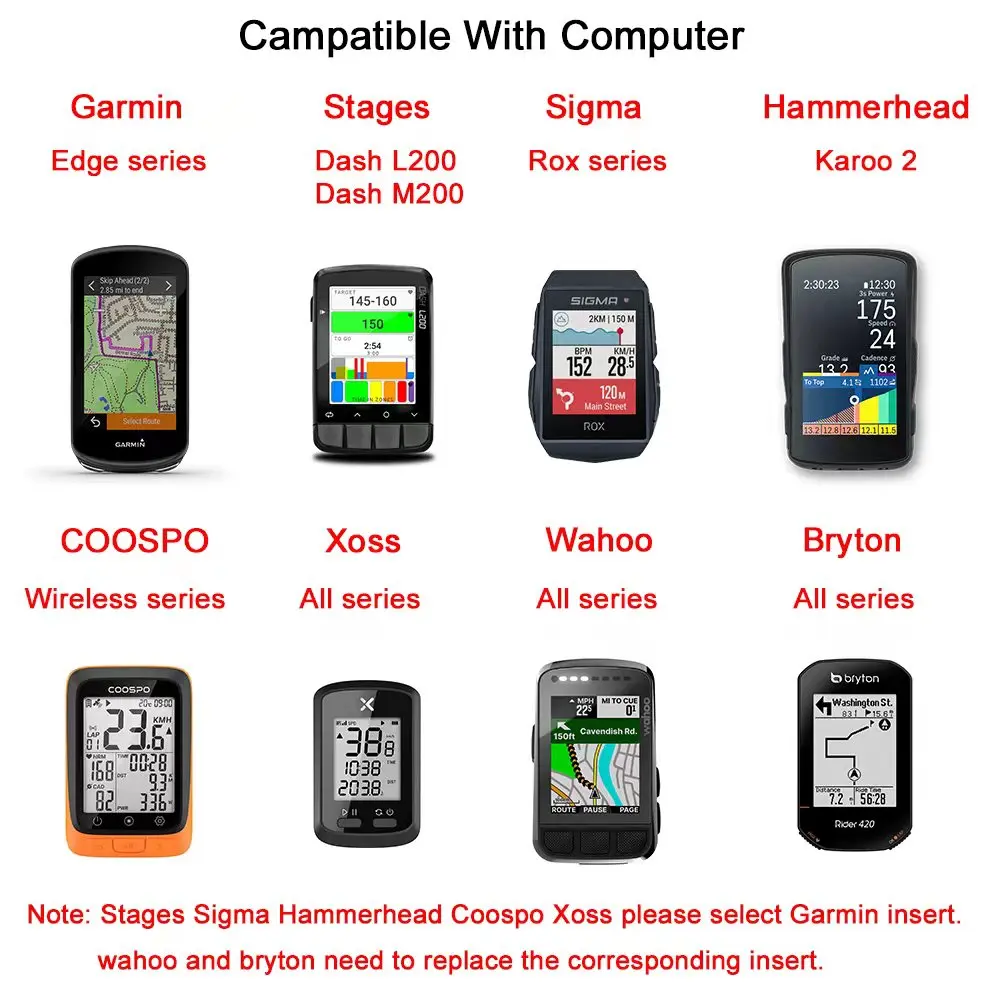 WALIO FS1+ - Supporto anteriore per manubrio della bicicletta per GPS compatibile Garmin, Wahoo, Bryton, COOSPO, Trimm, Xoss... con adattatore per fotocamere e luci anteriori WALIO FS1+ - Supporto anteriore per manubrio della bicicletta per GPS compatibile Garmin, Wahoo, Bryton, COOSPO, Trimm, Xoss... con adattatore per fotocamere e luci anteriori