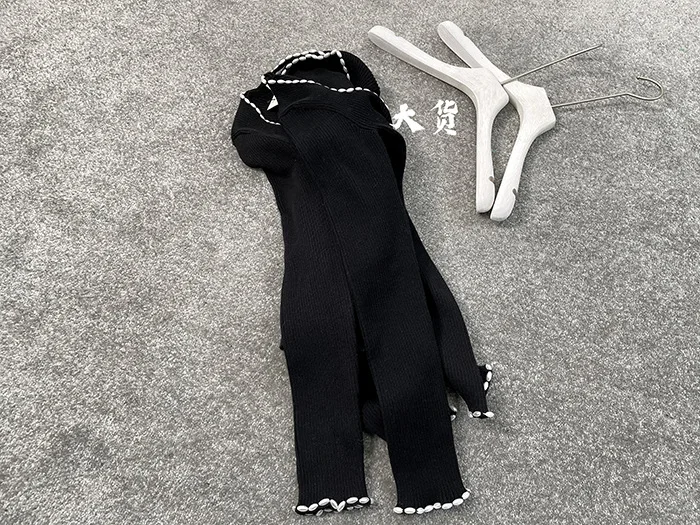 Senhora do Escritório Weiyao Algodão Preto Feminino Encolher Topos Gola Quadrada Pérola Sopro Retalhos Primavera Magro Sexy Roupas t Camisas 2022 8 Computers & Electronics