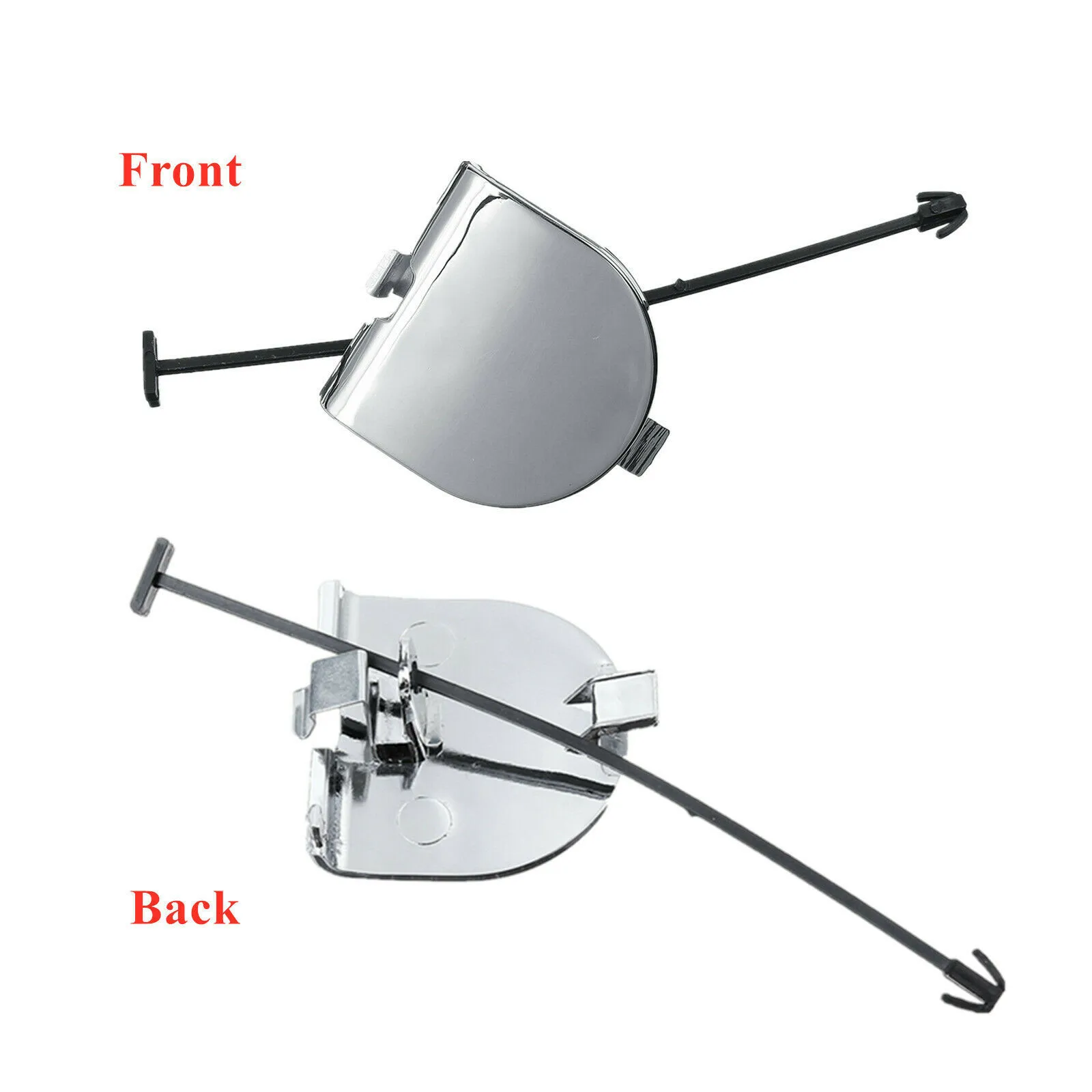 

For Fiat 500 2007-2012 Rear Bumper Towing Eye Cover Chrome New #735455393 Car Exterior Parts Accessories
