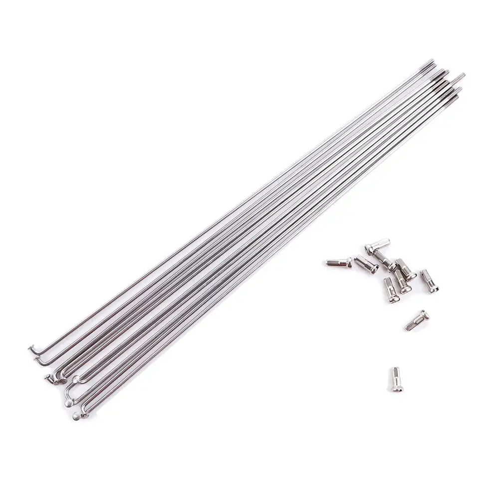 Bike Accessories 26inch 700C 27.5inch Wheels Stainless Steel Spokes Nipples Road Bike Cycle